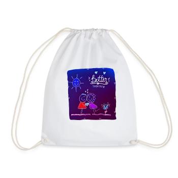 Better together - Drawstring Bag - white - Front