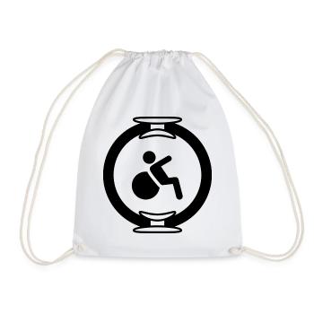 Pilates - Drawstring Bag - white - Front