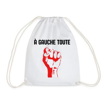à Gauche Toute  humour politique élection 2027 LFI - Sac de sport léger - blanc - Devant