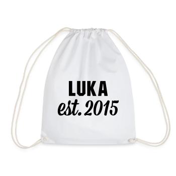 Luka est 2015 - Turnbeutel - Weiß - Vorne