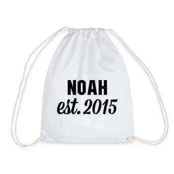 Noah est 2015 - Turnbeutel - Weiß - Vorne