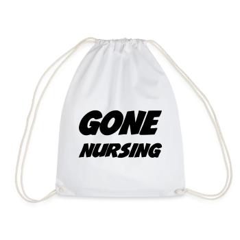 Nurse PKrankenschwester Infirmier Infirmière - Drawstring Bag - white - Front