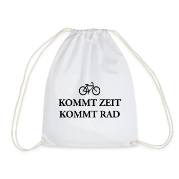 Come cycling time T-Shirts - Drawstring Bag - white - Front