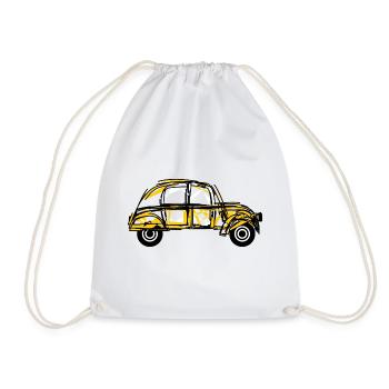 VOITURE - Sac de sport léger - blanc - Devant