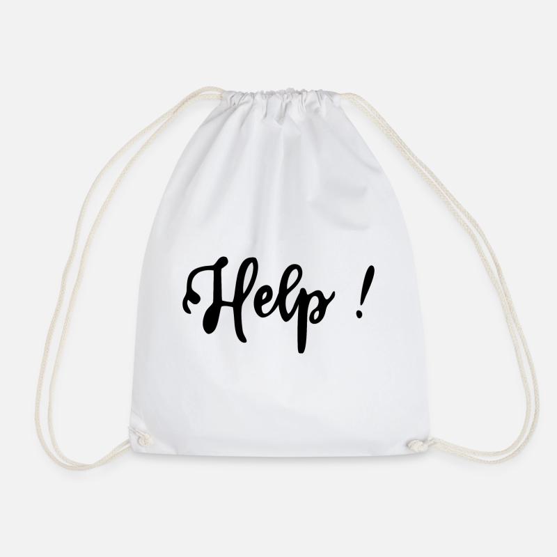 HELP - Turnbeutel - Weiß