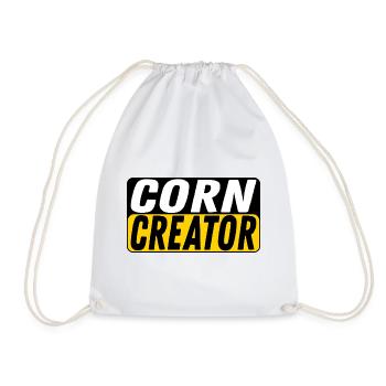 Corn Creator Corn Farmer Farmer Farmer - Drawstring Bag - white - Front
