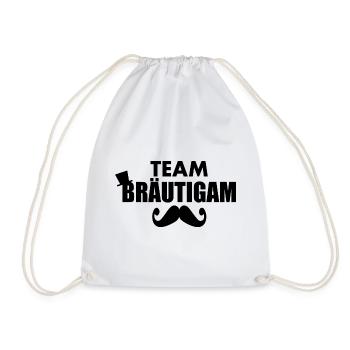 Team bräutigam - Turnbeutel - Weiß - Vorne