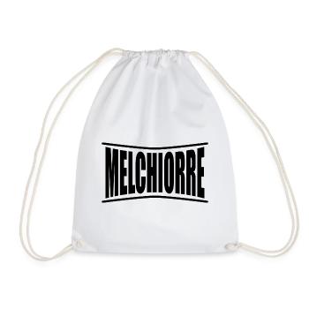 Melchiorre t-shirt t-shirt idée cadeau - Sac de sport léger - blanc - Devant