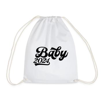 Baby 2024 - Turnbeutel - Weiß - Vorne