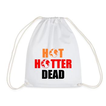 Hot hotter dead - Turnbeutel - Weiß - Vorne