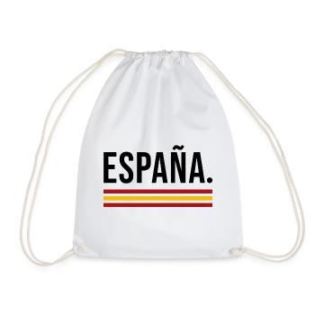 España – Urban Streetwear Shirt - Turnbeutel - Weiß - Vorne