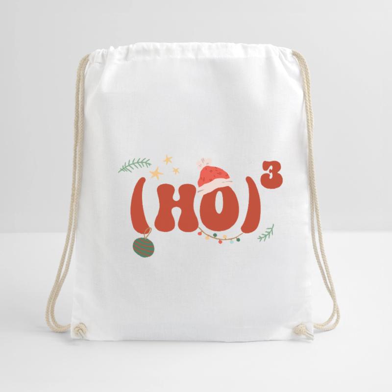 Christmas Math Hohoho Math Formula Math Drawstring Bag