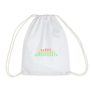Impulsion d’égaliseur arc-en-ciel - Sac de sport léger - blanc - Devant