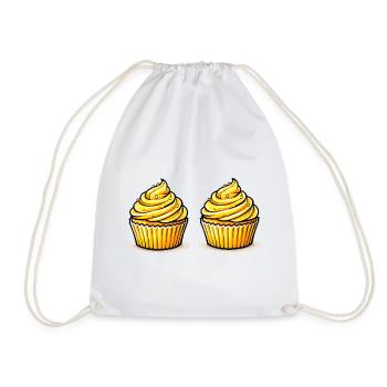 Cupcakes - Drawstring Bag - white - Front