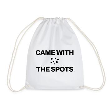 Dalmatiner - Came With The Spots - Hundeliebe - Turnbeutel - Weiß - Vorne