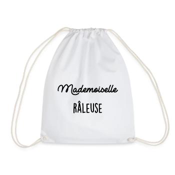 Mademoiselle Râleuse - Sac de sport léger - blanc - Devant
