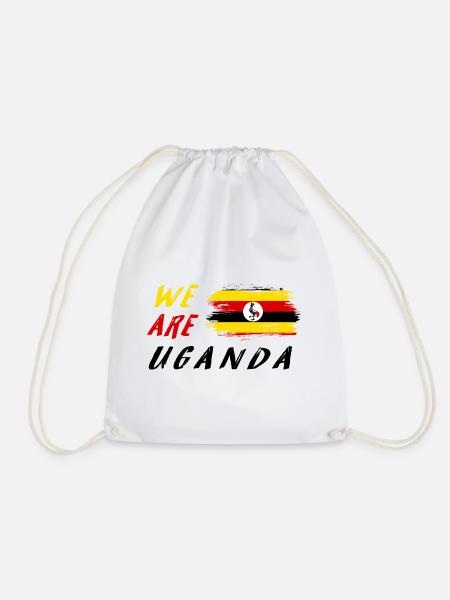 Wir sind Uganda - Turnbeutel - Weiß