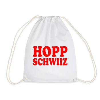 Hopp schwiiz - Sac de sport léger - blanc - Devant