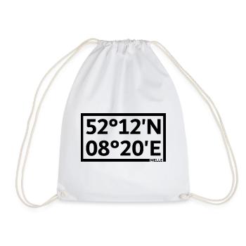 Coordonnées de Melle - Sac de sport léger - blanc - Devant