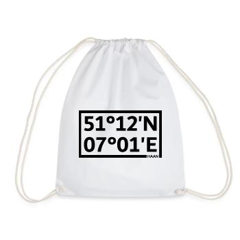 Haan coordinates - Drawstring Bag - white - Front