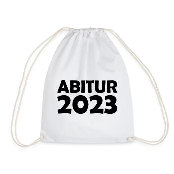 Abitur 2023 - Turnbeutel - Weiß - Vorne