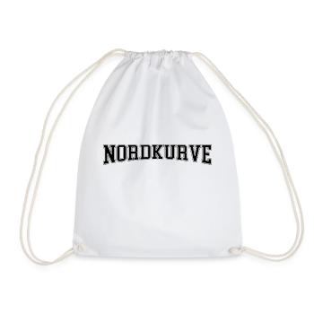 NORDKURVE - FUSSBALLFAN - STADION - FUSSBALLSPIEL - Turnbeutel - Weiß - Vorne