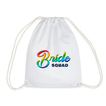 Bride Squad Arc-en-ciel - Sac de sport léger - blanc - Devant