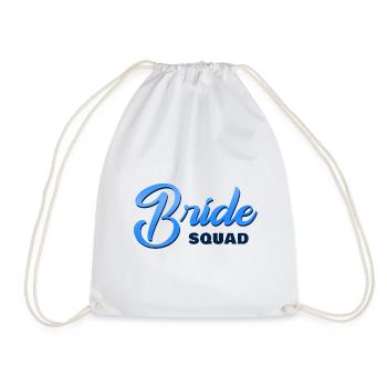 Bride Squad Bleu - Sac de sport léger - blanc - Devant