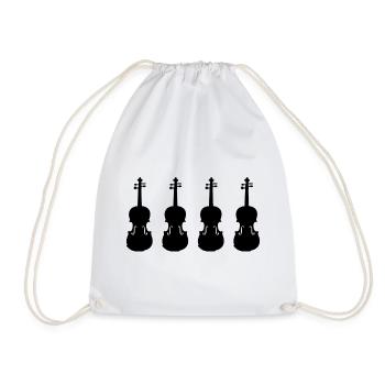 Violons - Sac de sport léger - blanc - Devant