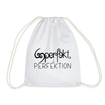 Statement - Drawstring Bag - white - Front