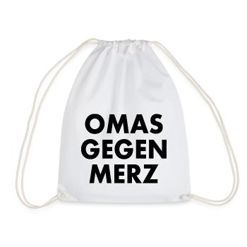 Omas gegen merz - Turnbeutel - Weiß - Vorne