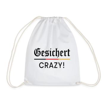 Gesichter Crazy  - Turnbeutel - Weiß - Vorne