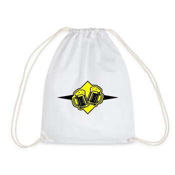 Beer Mug Beer Icon - Drawstring Bag - white - Front
