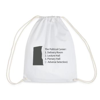 Carrière politique : présentation à la plénière - Sac de sport léger - blanc - Devant
