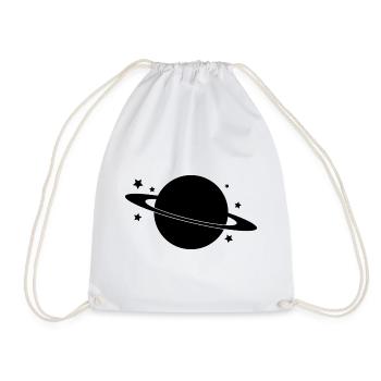 Planet - Turnbeutel - Weiß - Vorne