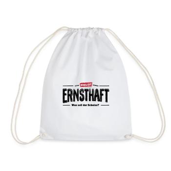 Wirklich Ernsthaft Vintage Shirt - Turnbeutel - Weiß - Vorne