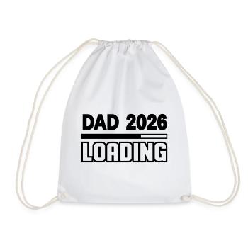 dad_2026_loading - Turnbeutel - Weiß - Vorne