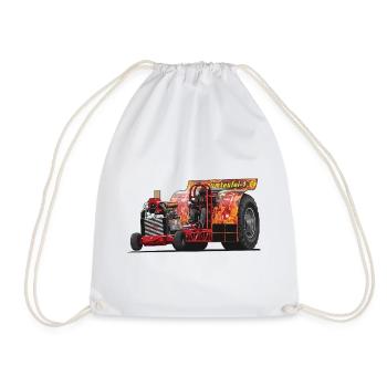 Tractor Pulling // Illustration - Turnbeutel - Weiß - Vorne