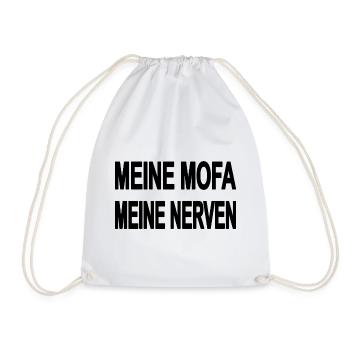 Mofa - Turnbeutel - Weiß - Vorne