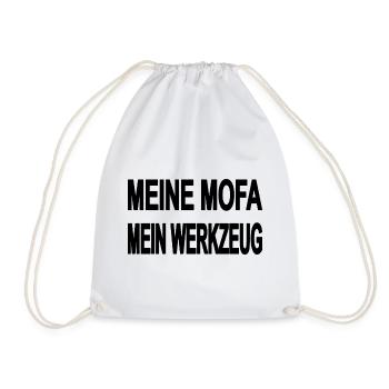 Mofa - Turnbeutel - Weiß - Vorne
