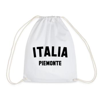 PIEMONTE Italia Piedmont Italy Italy - Drawstring Bag - white - Front