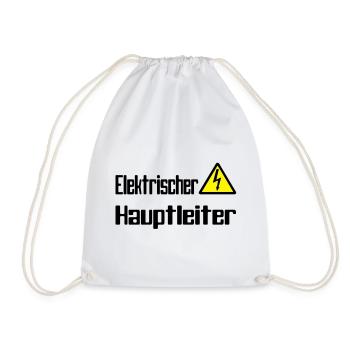 hauptleiter - Turnbeutel - Weiß - Vorne