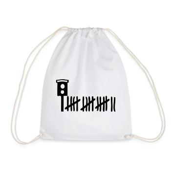 Tueur de radar - Sac de sport léger - blanc - Devant