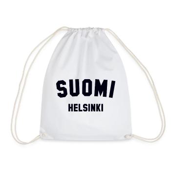 HELSINKI Suomi Finland - Turnbeutel - Weiß - Vorne