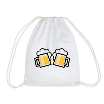 2 Original Bavarian Together (2) - Drawstring Bag - white - Front