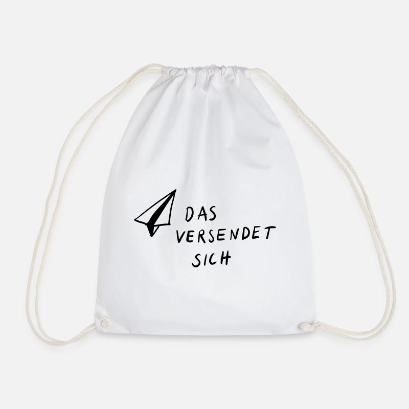 Das versendet sich - Turnbeutel - Weiß
