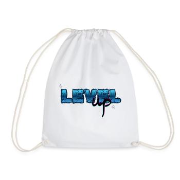 Level Up, Birthday - Drawstring Bag - white - Front