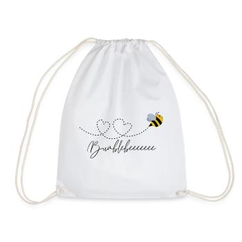 Bumblebee Liebe - Turnbeutel - Weiß - Vorne
