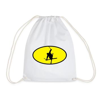 Ski Freestyle Logo - Turnbeutel - Weiß - Vorne