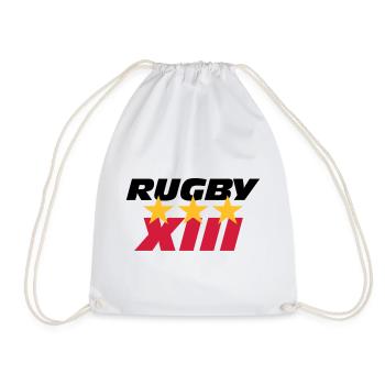 Rugby XIII - Drawstring Bag - white - Front